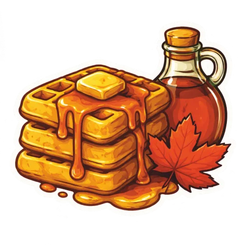 Кофе Вафли с кленовым сиропом 10шт — Карамель | Dripster